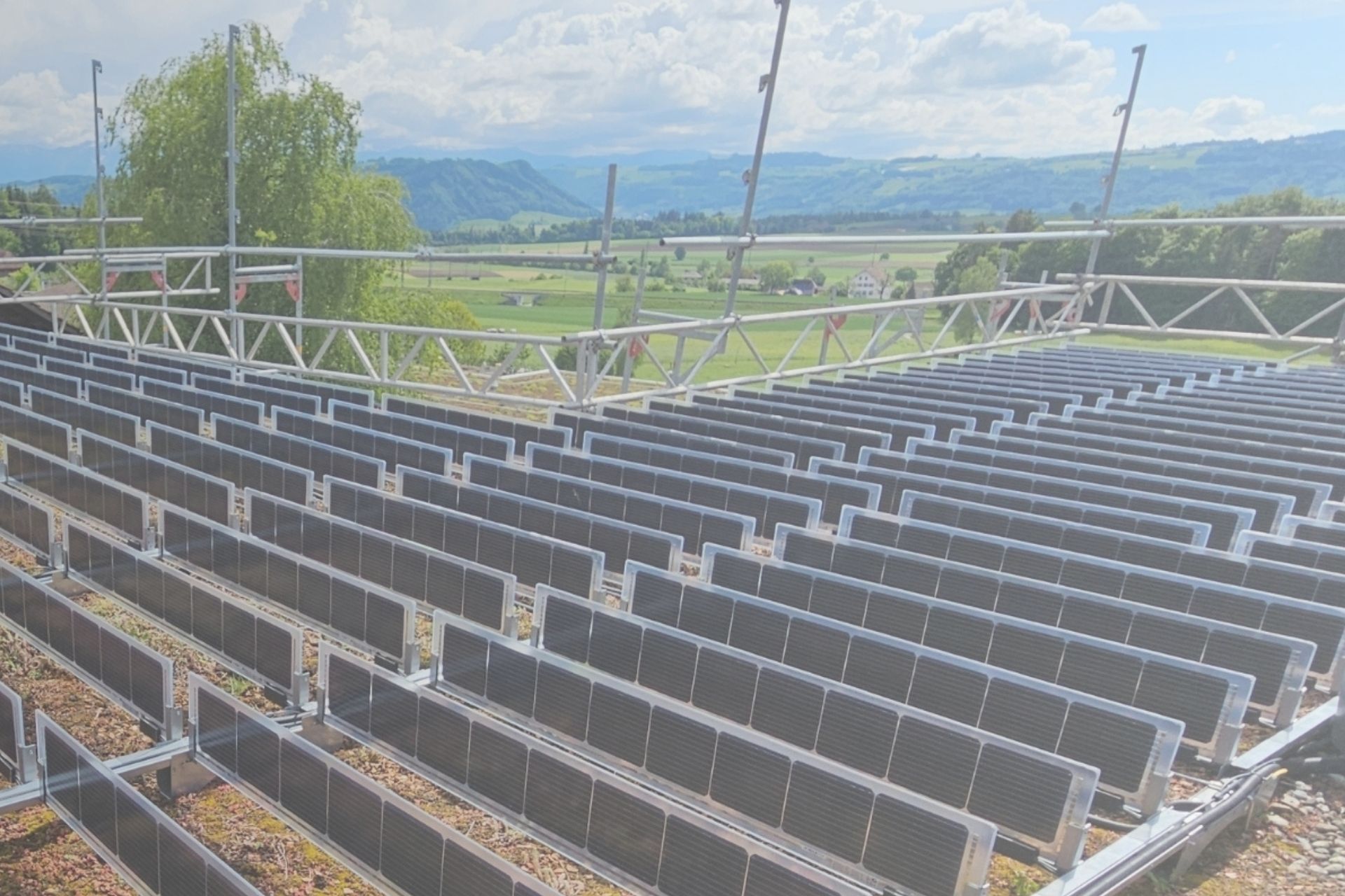 Vertikale Photovoltaik – 
Winterstrom clever genutzt